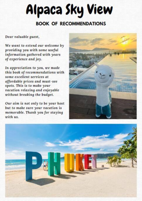 Alpaca Sky View Patong Apartment Ngoại thất bức ảnh